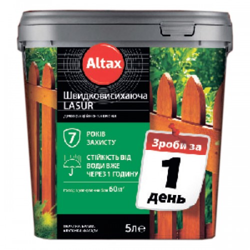 Altax Lasur - Быстросохнущая лазурь для древесины 0,75 л